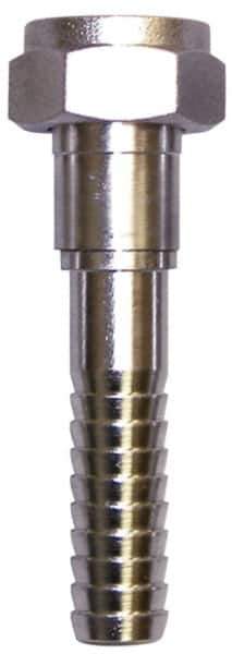 SuperKlean - FGHT x 5/8" Hose Barb, FGHT x Hose Barb Swivel - Stainless Steel - Exact Industrial Supply
