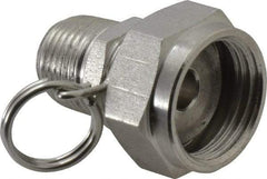 SuperKlean - MNPT x FGHT Swivel Hose Adapter - Stainless Steel - Exact Industrial Supply