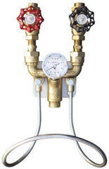 SuperKlean - 150 Max psi, Brass Water Mixing Valve & Unit - FNPT End Connections - Exact Industrial Supply