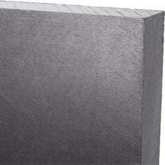 Made in USA - 3/4" Thick x 24" Wide x 2' Long, Polyethylene (UHMW) Sheet - Black, Antistatic Grade - Exact Industrial Supply