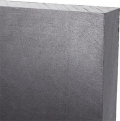 Made in USA - 3/4" Thick x 24" Wide x 3' Long, Polyethylene (UHMW) Sheet - Black, Antistatic Grade - Exact Industrial Supply