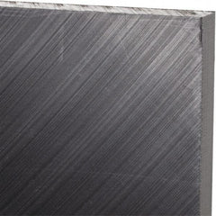 Made in USA - 1/2" Thick x 24" Wide x 4' Long, Polyethylene (UHMW) Sheet - Black, Antistatic Grade - Exact Industrial Supply