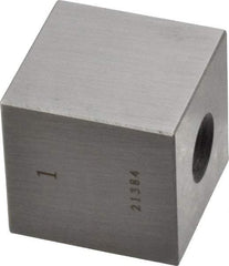 Value Collection - 1" Square Steel Gage Block - Accuracy Grade 0, Includes NIST Traceability Certification - Exact Industrial Supply