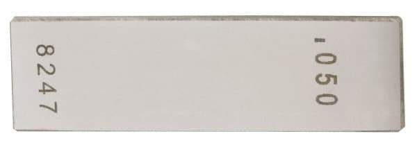 Value Collection - 8" Rectangular Steel Gage Block - Accuracy Grade AS-1, Includes NIST Traceability Certification - Exact Industrial Supply