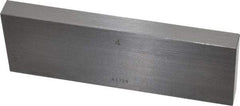 Value Collection - 4" Rectangular Steel Gage Block - Accuracy Grade 0, Includes NIST Traceability Certification - Exact Industrial Supply
