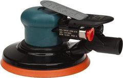 Dynabrade - 12,000 OPM, 14 CFM Air Consumption, Palm Air Orbital Sander - Round Pad, 1/4 NPT Inlet - Exact Industrial Supply