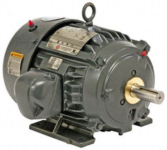 US Motors - 75 hp, TEFC Enclosure, No Thermal Protection, 3,565 RPM, 575 Volt, 60 Hz, Three Phase Premium Efficient Motor - Size 365 Frame, Rigid Mount, 1 Speed, Ball Bearings, 67 Full Load Amps, F Class Insulation, Reversible - Exact Industrial Supply
