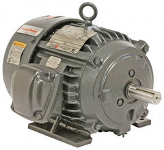 US Motors - 75 hp, TEFC Enclosure, No Thermal Protection, 1,785 RPM, 230/460 Volt, 60 Hz, Three Phase Energy Efficient Motor - Size 365 Frame, Rigid Mount, 1 Speed, Ball Bearings, 171/85 Full Load Amps, F Class Insulation, Reversible - Exact Industrial Supply