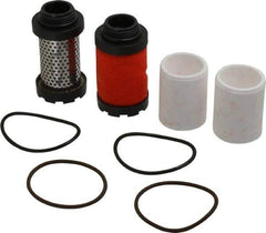 Allegro - Filter Kit - Gray, For SAR Systems, Compatible with 2 & 5-Worker Filter Panel - Exact Industrial Supply