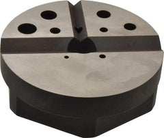 Starrett - 1 Piece Vise Bench Block - Alloy Steel, 1/8 - 7/8 Tapped Hole, 4-7/8" Wide, 1-1/2" High - Exact Industrial Supply