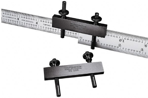 Starrett - Rule & Scale Accessories Type: Rule Clamp For Use With: Clamping 2 Rules Together - Exact Industrial Supply