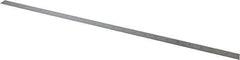 Starrett - 24" Long, 1/100, 1/64, 1/32, 1/10" Graduation, Flexible Steel Rule - 5R Graduation Style, 3/4" Wide, Silver, Satin Chrome Finish - Exact Industrial Supply