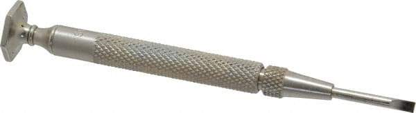 Starrett - 5/8" Blade Length Precision Slotted Screwdriver - 3-3/4" OAL - Exact Industrial Supply