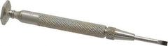 Starrett - 5/8" Blade Length Precision Slotted Screwdriver - 3-3/4" OAL - Exact Industrial Supply