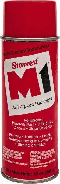 Starrett - 12 oz Aerosol Spray Lubricant - Exact Industrial Supply