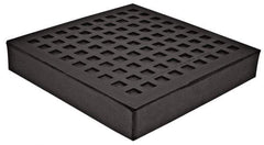 Mason Ind. - 8" Long x 8" Wide x 1" Thick, Rubber, Machinery Leveling Pad & Mat - 16,000 Lb Max Load - Exact Industrial Supply