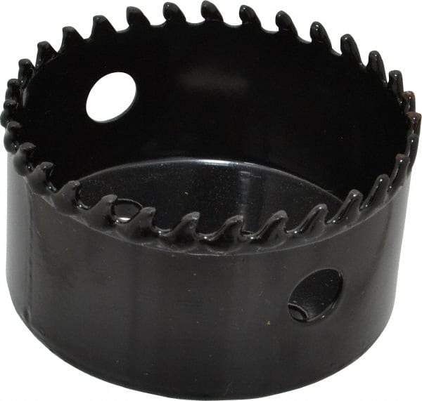 Starrett - 3-3/8" Diam, 1-5/8" Cutting Depth, Hole Saw - Carbide-Tipped Saw, Toothed Edge - Exact Industrial Supply