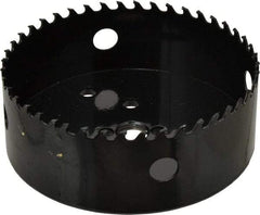 Starrett - 4-3/4" Diam, 1-5/8" Cutting Depth, Hole Saw - Carbide-Tipped Saw, Toothed Edge - Exact Industrial Supply