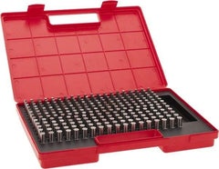 Value Collection - 250 Piece, 0.251-0.5 Inch Diameter Plug and Pin Gage Set - Minus 0.0002 Inch Tolerance, Class ZZ - Exact Industrial Supply