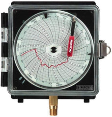 Dickson - -22 to 122°F, 24 Hour Recording Time Chart Paper - 100 PSI, Use with 4 Inch TempTrace Self Contained Temp Recorders - Exact Industrial Supply