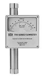 King - 2" Flange Port Stainless Steel Flowmeter - 1500 Max psi, 100 GPM, 316 Stainless Steel - Exact Industrial Supply