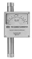 King - 2" Flange Port Stainless Steel Flowmeter - 1500 Max psi, 100 GPM, 316 Stainless Steel - Exact Industrial Supply