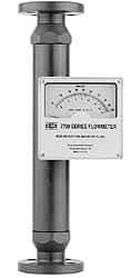 King - 2" Flange Port PVC/Hastelloy Flowmeter - 125 Max psi, 100 GPM, PVC - Exact Industrial Supply