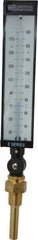 WGTC - 20 to 180°F, Industrial Thermometer with Standard Thermowell - 3-1/2 Inch Stem Length, 1-1/4 to 18 Inch Thread - Exact Industrial Supply
