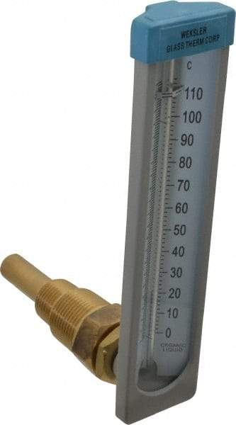 WGTC - 20 to 240°F, Submarine Thermometer - 2 Inch Stem Length - Exact Industrial Supply