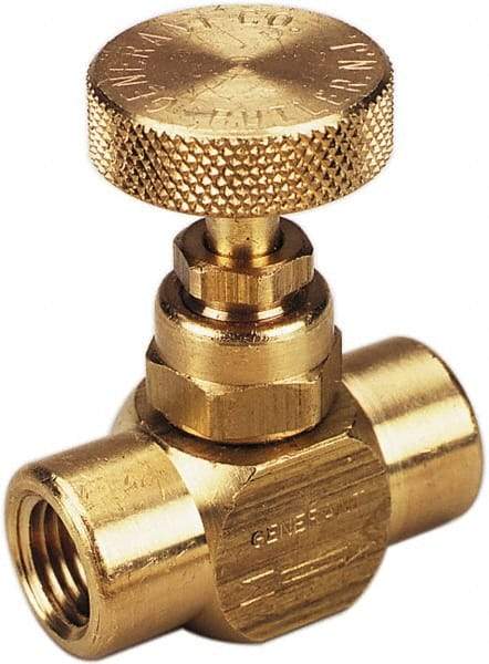 Made in USA - Needle Valve - Grade 303 Stainless Steel Valve - Exact Industrial Supply