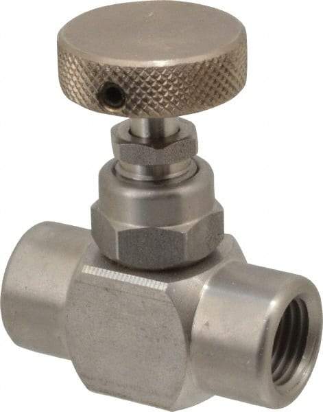 Made in USA - Needle Valve - Grade 303 Stainless Steel Valve - Exact Industrial Supply