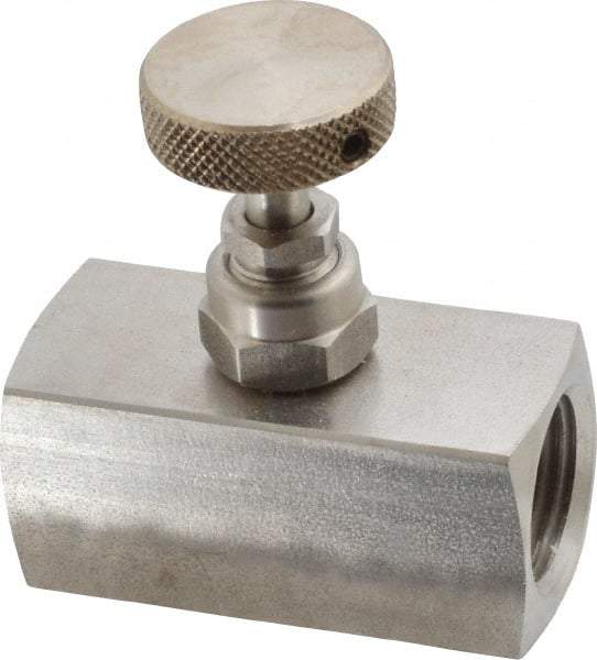 Made in USA - Needle Valve - Grade 303 Stainless Steel Valve - Exact Industrial Supply