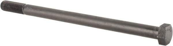 Value Collection - 1-8 UNC, 16" Length Under Head Hex Head Cap Screw - Partially Threaded, Grade 8 Alloy Steel, Uncoated, 1-1/2" Hex - Exact Industrial Supply