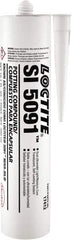 Loctite - 10.1 oz Cartridge Silicone - 0.33 min Working Time - Exact Industrial Supply