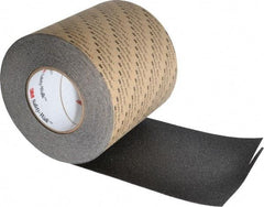 3M - Black Solid Color Anti-Slip Vinyl Tape - 6" Wide x 60' Long - Exact Industrial Supply