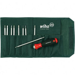 Wiha - Interchangeable Bit Screwdriver Handle - Phillips, Torx & Square Tip - Exact Industrial Supply