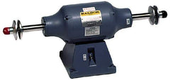 Baldor - 8" Wheel Diam x 1-1/4" Wheel Width, 3/4 hp Buffer - 3/4" Arbor Hole Diam, 1 Phase, 1,800 Max RPM, 115/230 Volts - Exact Industrial Supply