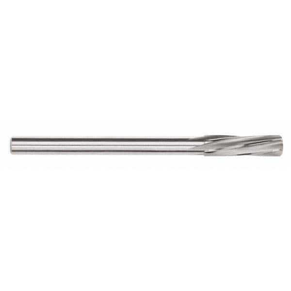 Chucking Reamer: 0.0984″ Dia, 2-1/4″ OAL, 0.59″ Flute Length, Straight Shank, Solid Carbide 6 Flute, RH