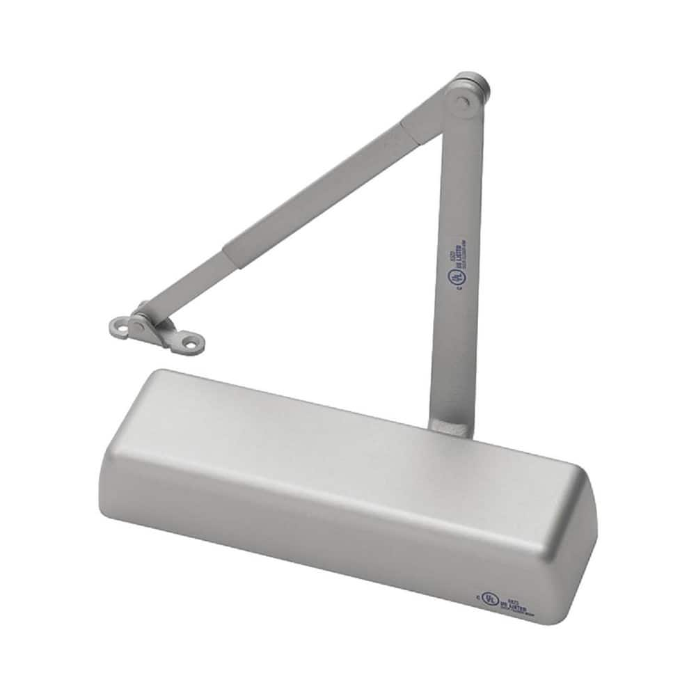 Door Closer Damper: 200 lb Load Capacity Aluminum, Non-Handed