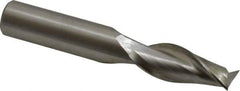 Onsrud - 1/2" Cutting Diam x 1-1/4" Length of Cut, 2 Flute, Upcut Spiral Router Bit - Uncoated, Right Hand Cut, High Speed Steel, 3-1/4" OAL x 1/2" Shank Diam, Double Edge, 19 to 32° Helix Angle - Exact Industrial Supply