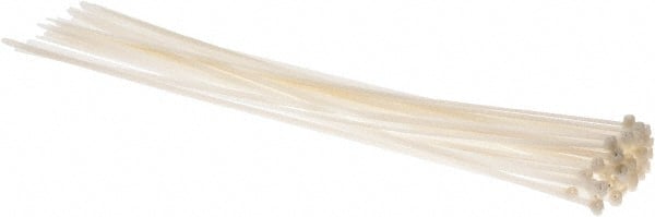 Cable Tie Duty: 24.3″ Long, Natural, Nylon, Standard 120 lb Tensile Strength, 7″ Bundle Dia