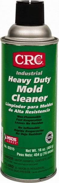 CRC - 16 Ounce Aerosol Can, Clear, Mold Cleaner - Food Grade - Exact Industrial Supply
