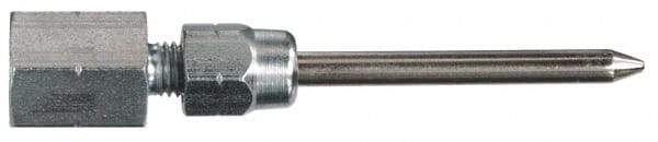 Lincoln - 1/8 Thread, Grease Gun Needle Nozzle - NPT (F) Thread - Exact Industrial Supply