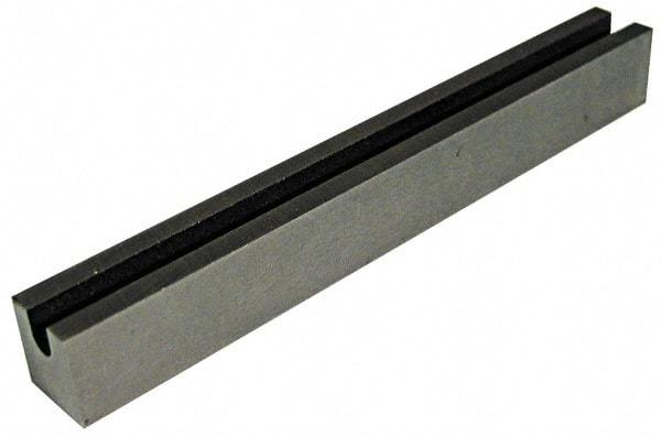 Eclipse - 1/4" Channel Width, 6" Long, 15 kg Max Pull Force, Rectangle Alnico Channel Magnet - 3/4" Overall Width, 550°C Max Operating Temp, 1/2" High, Grade 5 Alnico - Exact Industrial Supply