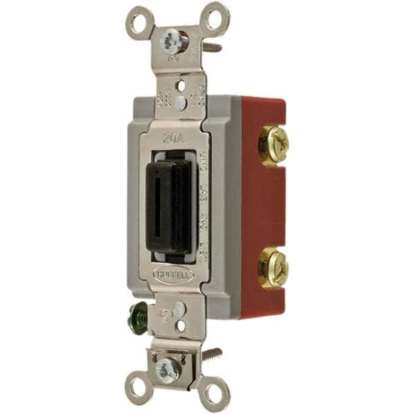 Hubbell Wiring Device-Kellems - Key Switches Switch Type: 6 Tumbler Switch Sequence: On-Off - Exact Industrial Supply