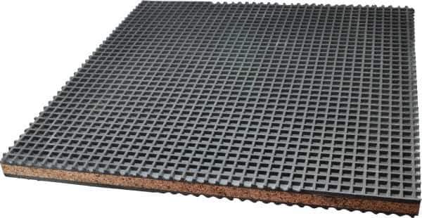 Mason Ind. - 18" Long x 18" Wide x 1" Thick, Neoprene ans Cork, Machinery Leveling Pad & Mat - Exact Industrial Supply