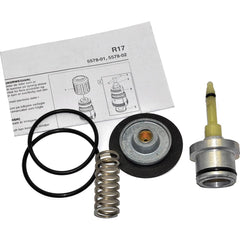 Norgren - FRL Parts; Product Type: Relieving Repair Kit ; For Use With: R17 regulator ; Compatible Tool Type: Regulator ; Includes: SPRING, O-RINGS, STEM VALVE, ASSEMBLY, RELIEVING DIAPGRAGM - Exact Industrial Supply