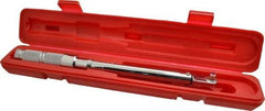 Proto - 3/8" Drive Micrometer Fixed Head Torque Wrench - 200 In/Lb to 119 N/m Torque, 15-13/64" OAL, 5 In/Lb Graduation, Ratchet Head - Exact Industrial Supply