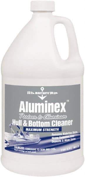 CRC - Water-Based Solution Pontoon and Aluminum Hull Cleaner - 1 Gallon Bottle, Up to 32°F Freezing Point - Exact Industrial Supply