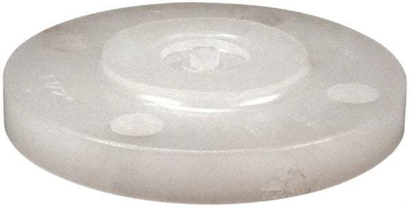 NIBCO - 1-1/2" Pipe, 5" OD, Polypropylene Blind Pipe Flange - Schedule 80, Natural - Exact Industrial Supply